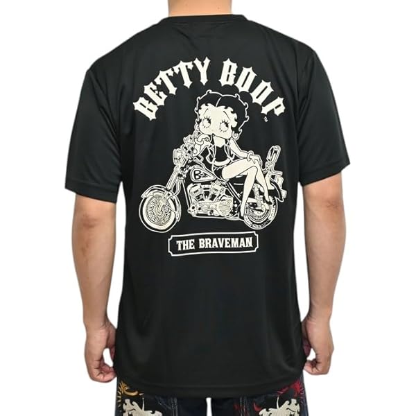 Amazon | [ブレイブマン] ベティ・ブープ ドラゴン刺繍 デニム